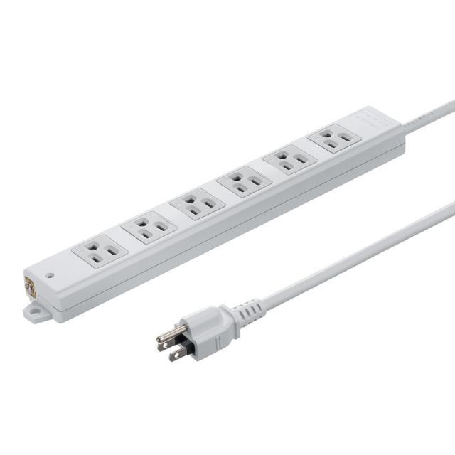 サンワサプライ TAP-KS6N-3 工事物件タップ（3P・6個口・3m）[TAPKS6N3] 返品種別Aの通販は 5,437円