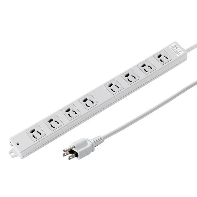 サンワサプライ TAP-K8SP-3 雷ガード内蔵電源タップ　マグネット付き （3P・8個口・3m）[TAPK8SP3] 返品種別Aの通販は 9,530円