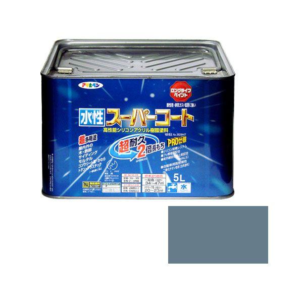 アサヒペン スイセイSPコ-ト5L BLGY 水性スーパーコート 5L(ブルーグレー)[スイセイSPコト5LBLGY] 返品種別Bの通販は 8,383円