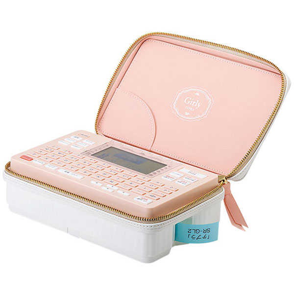 キングジム SR-GL2 ラベルライター「テプラ」PRO Girly（コーラルピンク）KINGJIM[SRGL2ヒン] 返品種別Aの通販は