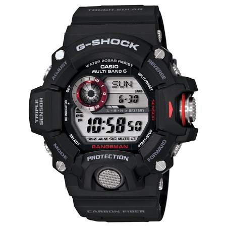 カシオ 【国内正規品】G-SHOCK（ジーショック）　MASTER OF G　RANGEMANGショック ソーラー電波時計 GW-9400J-1JF[GW9400J1JF] 返品種別Aの通販は