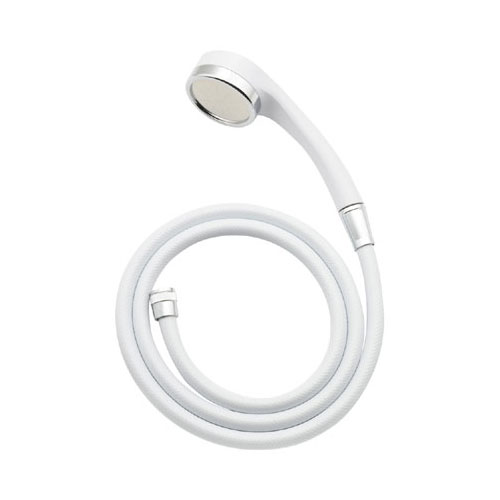 GAONA GA-FH030 ワイドシルキーシャワーホースセット（ホワイト）ガオナ[GAFH030] 返品種別Bの通販は 5,158円