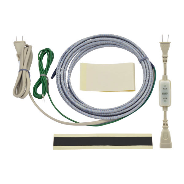 GAONA GA-KE004 凍結防止ヒーター 4m サーモスタット付 (樹脂管・金属管兼用)ガオナ[GAKE004] 返品種別Bの通販は