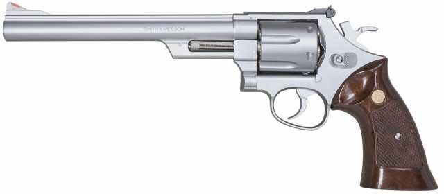 クラウンモデル ホップアップ ガス リボルバー S＆W M629 .44マグナム 8インチ シルバータイプ【対象年令 18才以上用】エアガン 返品種