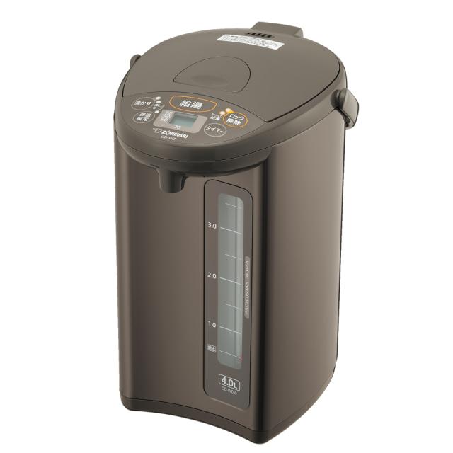 象印 CD-WZ40-TM マイコン沸とう電動ポット　4.0L　メタリックブラウンZOJIRUSHI[CDWZ40TM] 返品種別Aの通販は