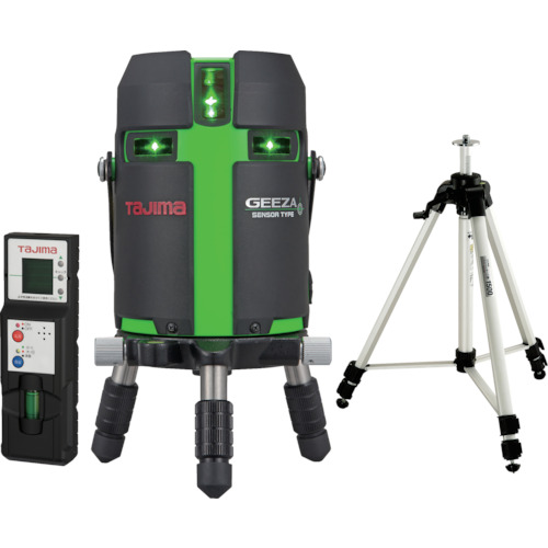 TJMデザイン GZAS-KJCSET GEEZAセンサーKJC 受光器・三脚セットタジマ レーザー墨出器[GZASKJCSET] 返品種別Bの通販は