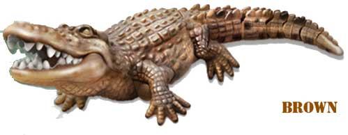 童友社 2.4GHz R/C クロコダイル（ブラウン）ラジコン 返品種別Bの通販は