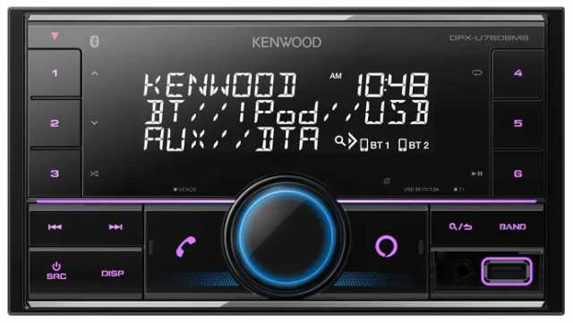 ケンウッド DPX-U760BMS USB/iPod/BluetoothレシーバーMP3/WMA/AAC/WAV/FLAC対応　2DINKENWOOD[DPXU760BMS] 返品種別A