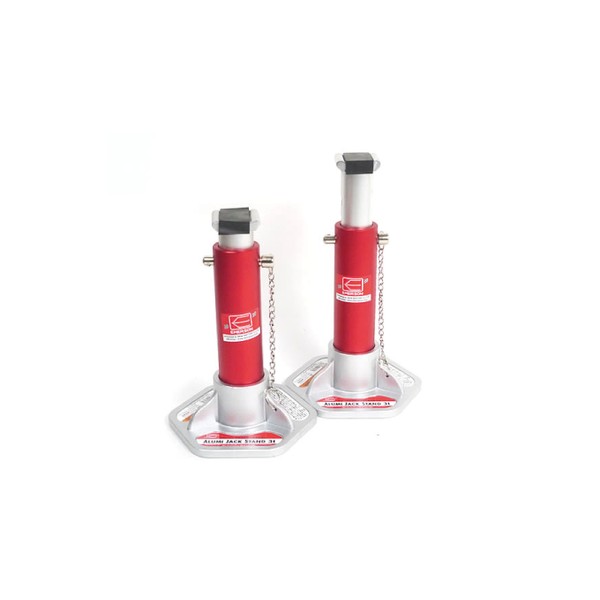 ニューレイトン EM-212R エマーソン アルミジャッキスタンド レッド（2個入）NEW RAYTON[EM212R] 返品種別A