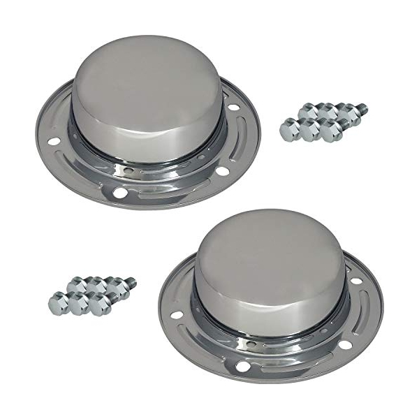 ジェットイノウエ 500031 フロントハブキャップ 左右セット メッキボルト付[500031] 返品種別Bの通販は