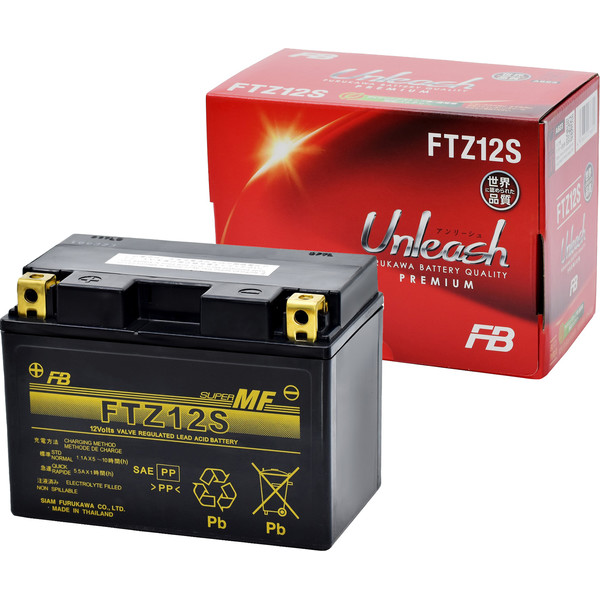 古河電池 FTZ12S バイク用バッテリー【電解液注入・充電済】【他商品との同時購入不可】[FTZ12SFB] 返品種別Bの通販は 17,770円