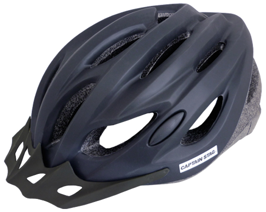 キャプテンスタッグ 自転車用ヘルメット【対象サイズ：56〜60cm未満】（マットブラック） Y-6523返品種別Bの通販は 6,930円