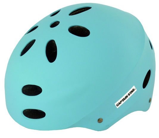 キャプテンスタッグ 自転車用ヘルメット【対象サイズ:54〜56cm未満】(マットライトブルー) CAPTAIN STAG cerf Y-6548返品種別Bの通販は