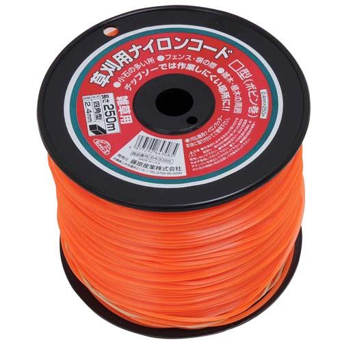 セフティ-3 ナイロンコ-ド2.4MMX250M ナイロンコード四角型ボビン巻 2.4mm×250mセフティ-3[ナイロンコド24MMX250M] 返品種別Bの通販は 7,633円