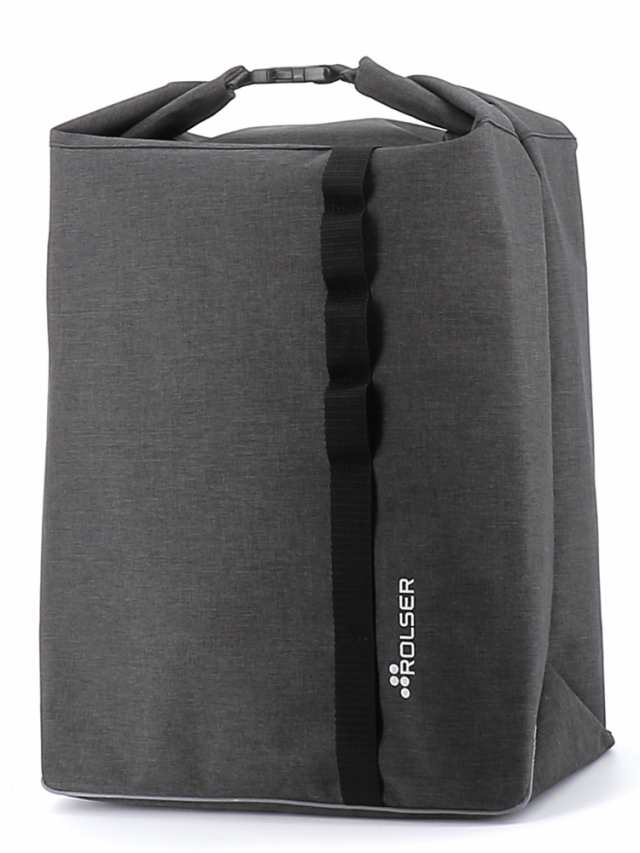 ROLSER RS-10RT(ROLSER) NS ROLL TOP BAG(ツイードブラック)バッグ[RS10RTROLSER] 返品種別A