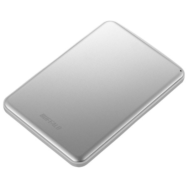 BUFFALO （バッファロー） USB3.1（Gen1）/3.0対応 ポータブルハードディスク 1TB（シルバー） HD-PUS1.0U3-SVD返品種別B