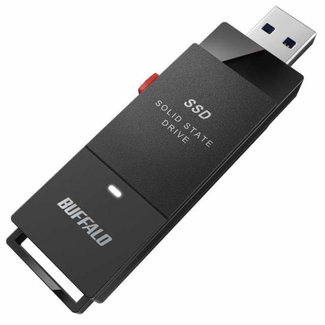 BUFFALO （バッファロー） USB 3.2(Gen 1)対応 外付けポータブルSSD 1TB（簡易パッケージ） SSD-PUT1.0U3BC/N返品種別B