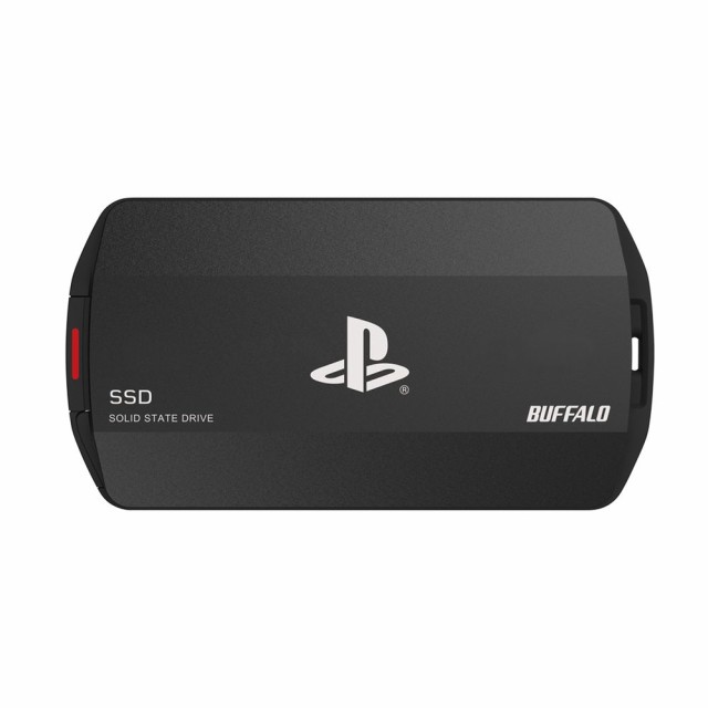 BUFFALO （バッファロー） SSD-PHO2.0U3-B 【PS5公式ライセンス品】USB 3.2 (Gen 2) ポータブルSSD 高速モデル 2TB 防水防塵 米国MIL規格