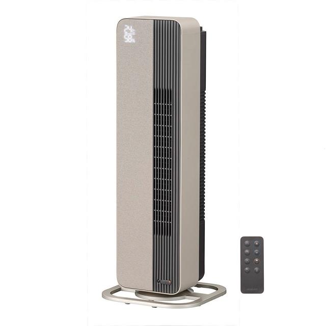 コイズミ│KOIZUMI KHF-12233/C 送風機能付ファンヒーター （ベージュ）ホット＆クール　プレミアムタワーファン[KHF12233C] 返品種別Aの通販は