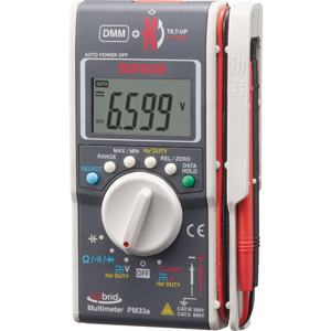 三和電気計器 PM33A ハイブリットミニテスタ（マルチメータ＋クランプメータ）[PM33Aサンワ] 返品種別Bの通販は