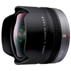 パナソニック H-F008 LUMIX G FISHEYE 8mm F3.5※マイクロフォーサーズ用レンズ[HF008] 返品種別A