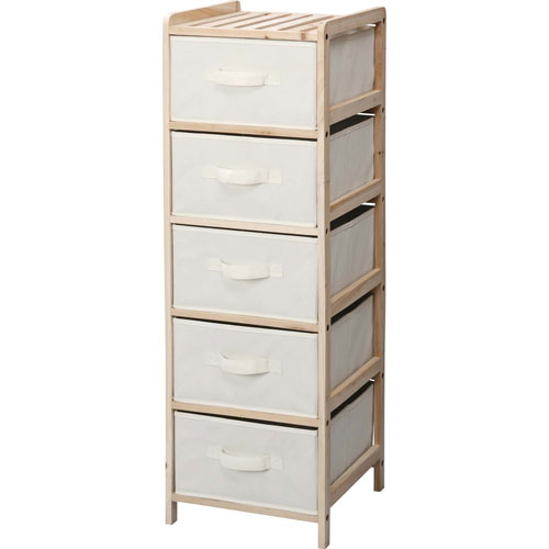 東谷 LFS-375NA チェスト5段リリー[LFS375NA] 返品種別A 5,650円