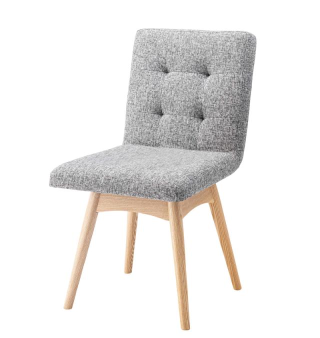 東谷 NOC-31GY 座面回転ダイニングチェア(グレー・幅45×奥行56×高さ84cm)[NOC31GY] 返品種別Aの通販は