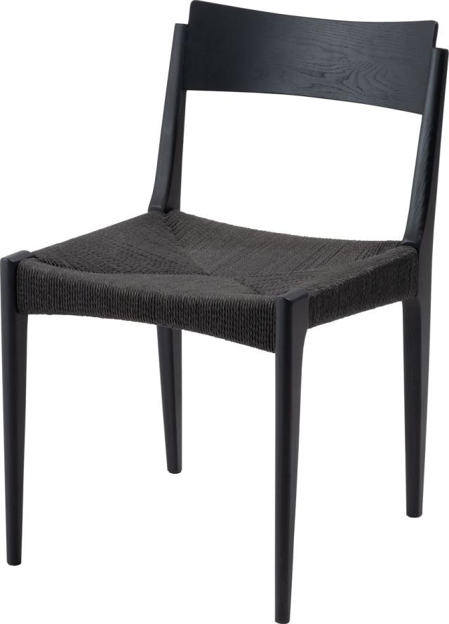 東谷 ACE-77BK ペーパーコードチェア(ブラック)[ACE77BK] 返品種別Aの通販は