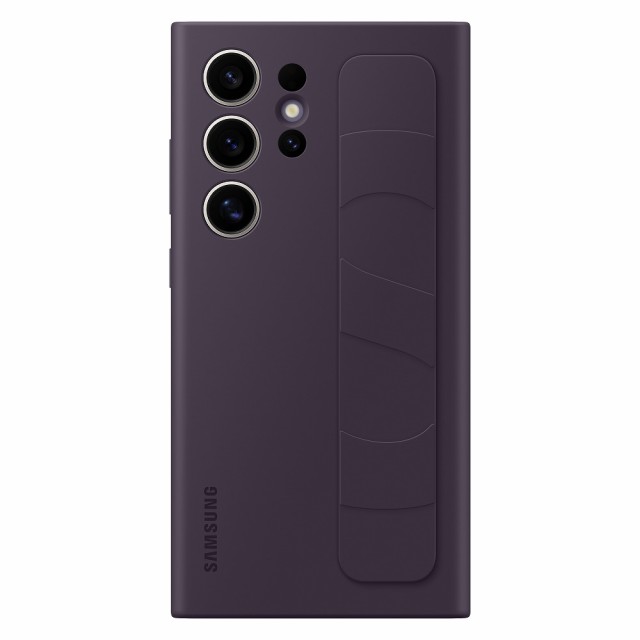 サムスン Galaxy S24 Ultra（SC-52E）用 Standing Grip Case/Dark Violet（ダークバイオレット） EF-GS928CEEGJP返品種別A