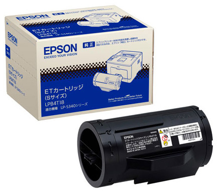 エプソン LPB4T18 ［純正］ETカートリッジ（ブラック/Sサイズ）EPSON[LPB4T18] 返品種別Aの通販は 8,889円