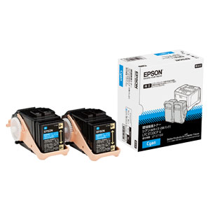 エプソン LPC3T33CPV ［純正］環境推進トナー（シアン/Mサイズ/2本パック）EPSON[LPC3T33CPV] 返品種別Aの通販は 22,185円
