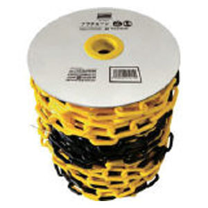 トラスコ中山 TPC8YB50 プラチェーン　8mmX50m（黄/黒）[TPC8YB50] 返品種別Bの通販は 13,249円