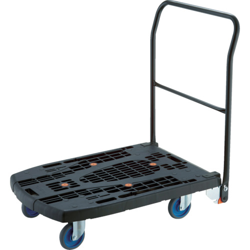 トラスコ中山 MPK-906F2-BK-S 樹脂台車 カルティオビッグフラット 回転 900×600 S付 黒【他商品との同時購入不可】メーカー直送品(沖縄県・離島はお届け対象外となります)トラスコ中山[MPK906F2BKS] 返品種別Bの通販は