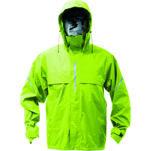 トラスコ中山 TRW360-84-S ベンチレーション(通気口)付レインスーツ ライム STRUSCO[TRW36084S] 返品種別Aの通販は