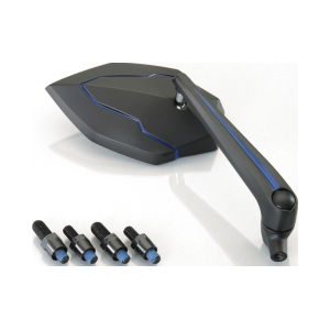 キタコ 675-1202110 ランツァミラー（ブラック/ブルー）KITACO[6751202110] 返品種別Aの通販は