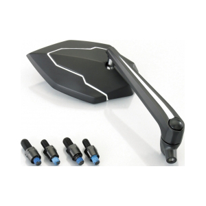 キタコ 675-1202180 ランツァミラー（ブラック/ホワイト）KITACO[6751202180] 返品種別Aの通販は