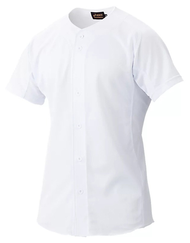 アシックス BAS001-01-L スクールゲームシャツ（ホワイト・サイズ：L）asics[BAS00101L] 返品種別Aの通販は 5,370円