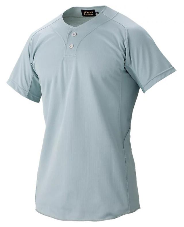 アシックス BAS003-10-O スクールゲームシャツ（S/グレー・サイズ：O）asics[BAS00310O] 返品種別Aの通販は 5,487円
