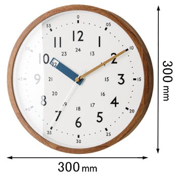 インターフォルム 電波掛け時計INTERFORM Storuman ストゥールマン ウォールクロック（ブルー） CL-2937BL[CL2937BL] 返品種別A