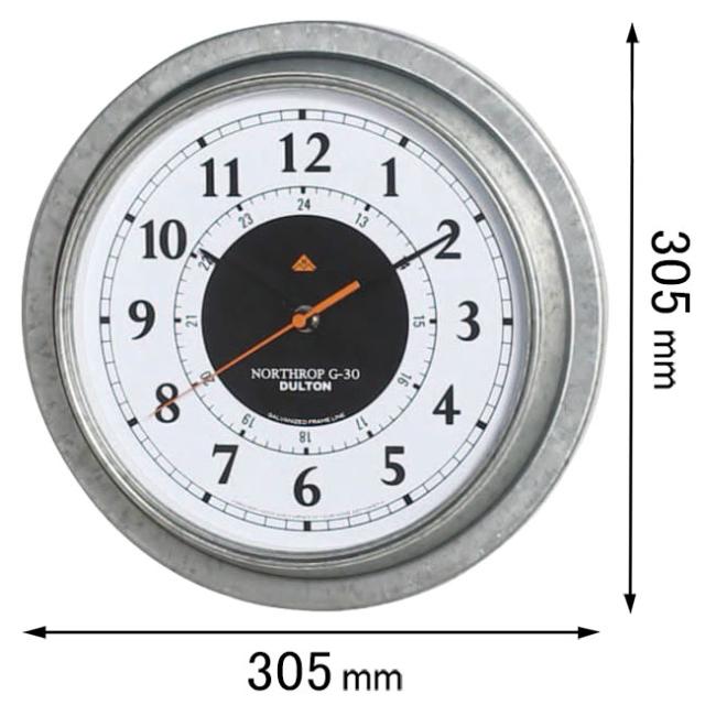 ダルトン 掛け時計DULTON ウォールクロック ノースロップ G-30WD K725-927WD[K725927WD] 返品種別Aの通販は 5,005円