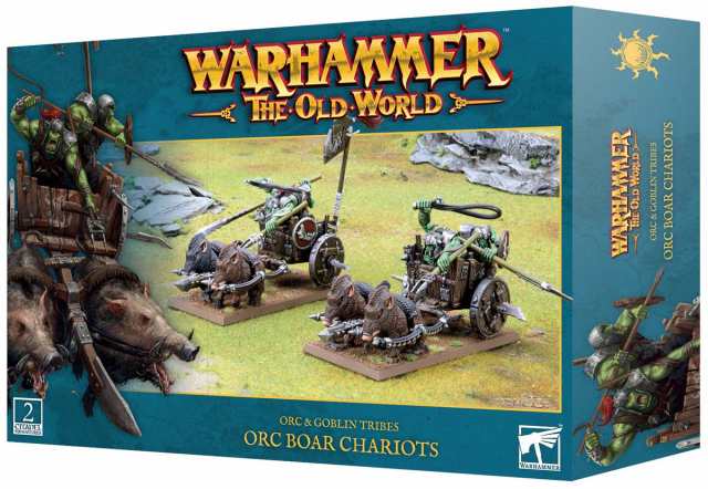 ゲームズワークショップ ORC ＆ GOBLIN TRIBES: ORC BOAR CHARIOTSウォーハンマー 返品種別B