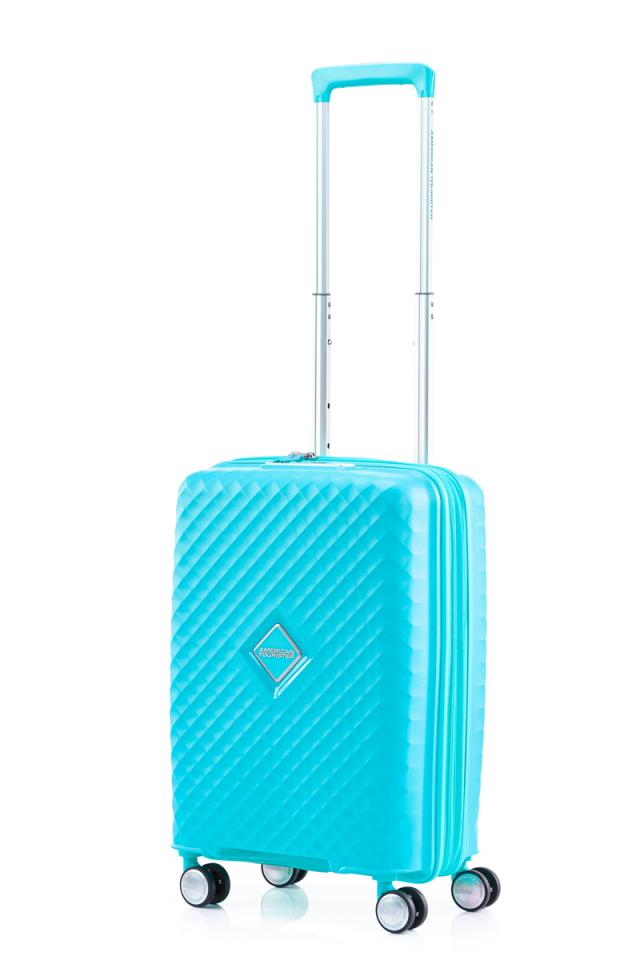 アメリカンツーリスター スーツケース　31/37L（AQUA BLUE） SQUASEM　スピナー55 エキスパンダブル アクアブルー QJ2-11001返品種別Bの通販は 21,164円