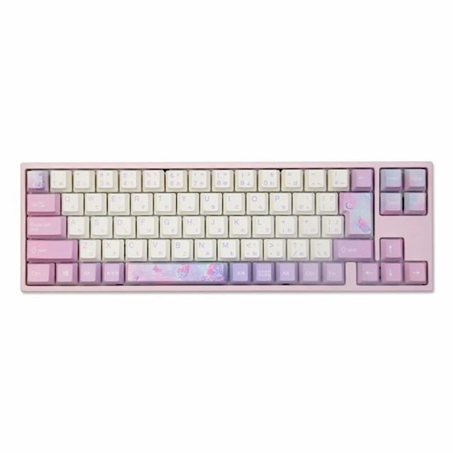 Varmilo（アミロ） MA73A030JASMINE メカニカルキーボード Dreams on Board 胡蝶の夢 73キー 日本語配列  Fnキーレス 静電容量 Jasmine軸V｜au PAY マーケット