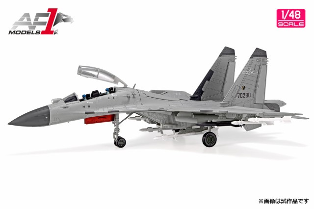 エアフォースワン 1/48 中国人民解放軍空軍 戦闘爆撃機 J-16【AF0059】塗装済完成品 返品種別B