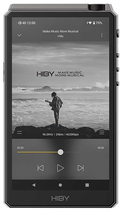 HiBy RS6-GRAY デジタルオーディオプレイヤー 64GBメモリ内蔵+外部 ...