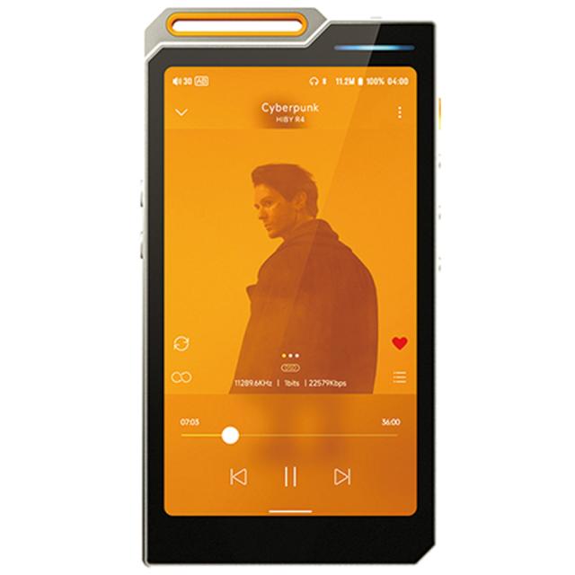 HiBy R4-ORANGE デジタルオーディオプレイヤー 32GBメモリ内蔵+外部