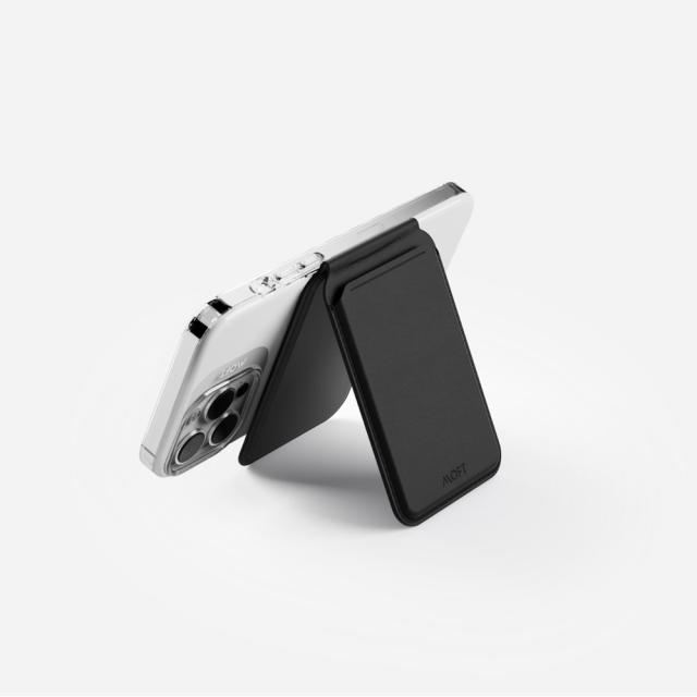 MOFT（モフト） MS025-1-BK iPhone 14/ 13/ 12シリーズ ウォレットスタンド magSafe対応 カードケース MOFT SNAP ON（ジェットブラック）[MS0251BK] 返品種別Aの通販は
