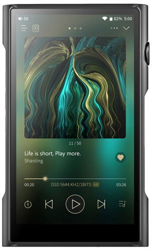 シャンリン M6UBK Android 10 OS搭載オーディオプレイヤー(ブラック