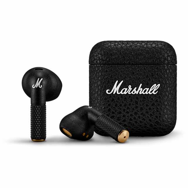 マーシャル MINOR4BLACK 完全ワイヤレス　Bluetoothイヤホン(ブラック)Marshall　Minor[MINOR4BLACK] 返品種別A