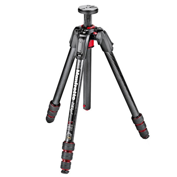 マンフロット MT190GOC4 190go！　 M-lock カーボンファイバー三脚4段Manfrotto 190[MT190GOC4] 返品種別A